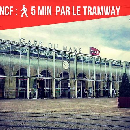 Tramway 9 Jaures Cosy Proche Gare Le Mans Exterior foto